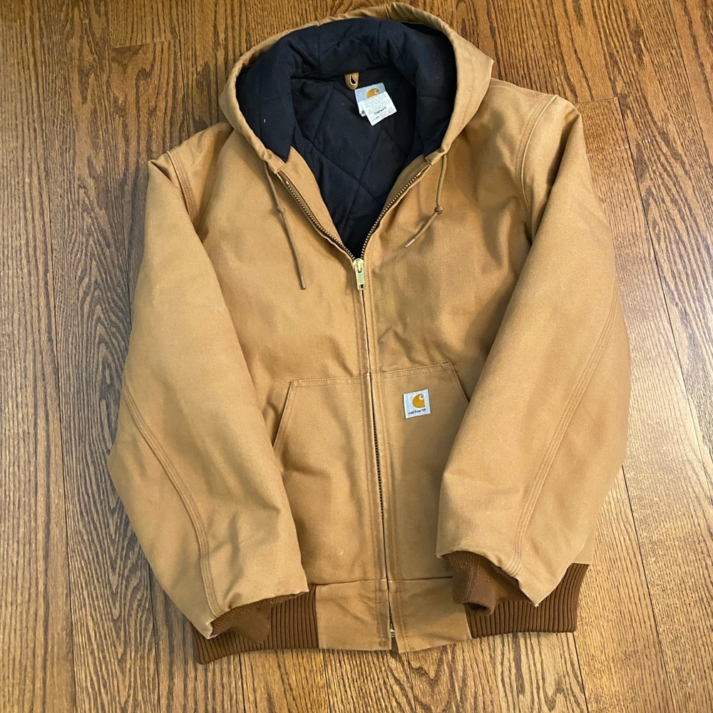 Carhartt Quilt Lined Duck Active Jacket Size M